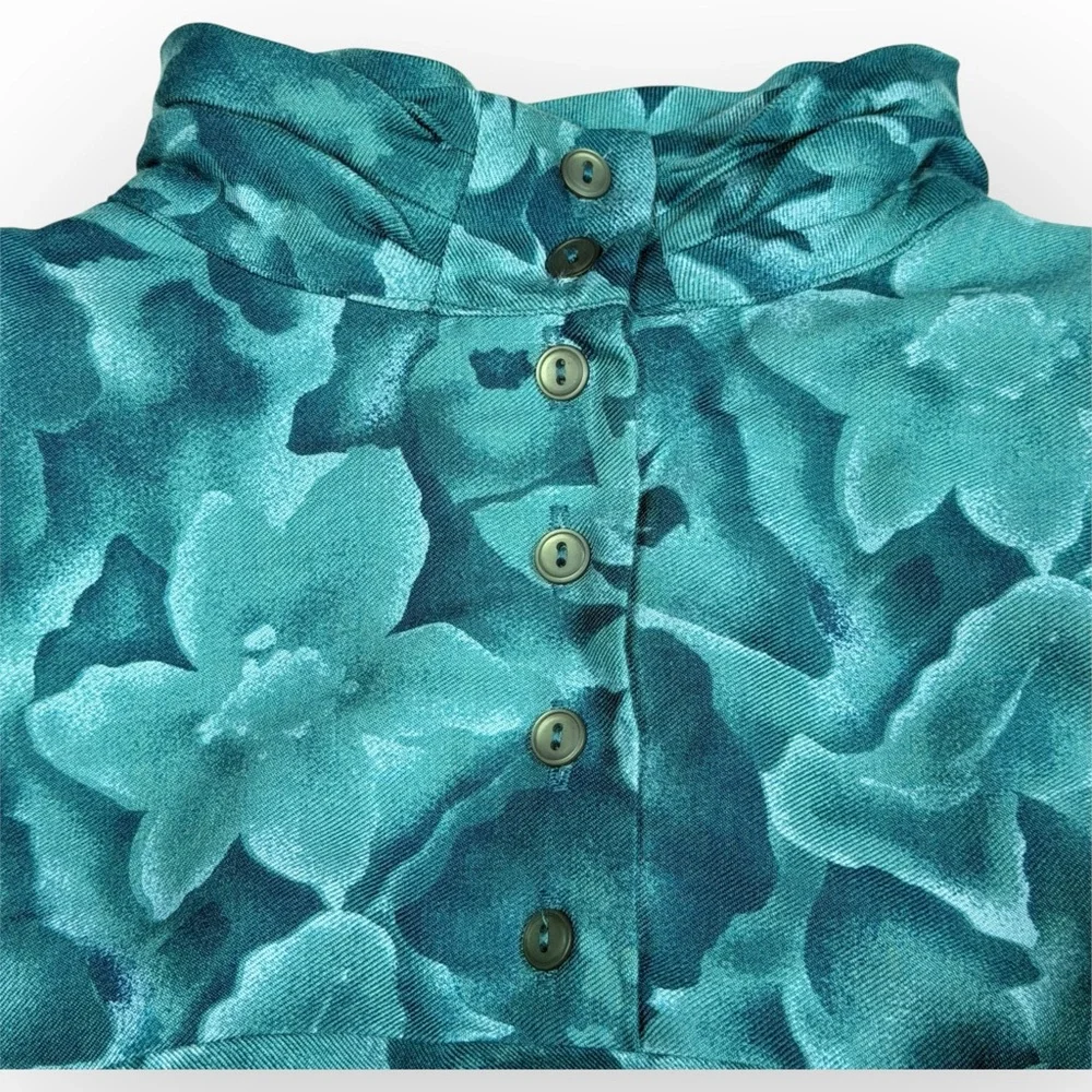 Pendleton Country Sophisticates 14 Petite Floral Blouse‎